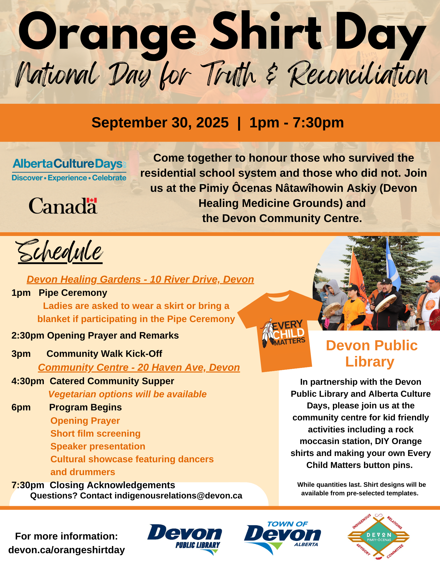 2025 Orange Shirt Day Poster