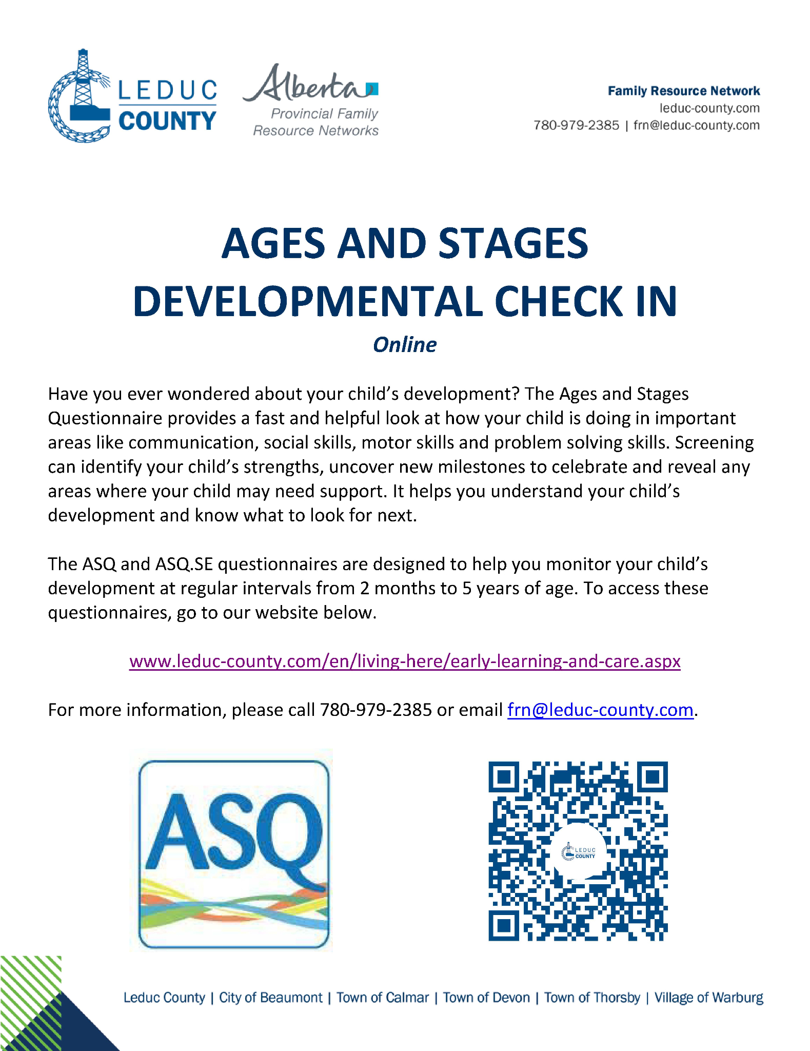 Ages and Stages Online with ASQ QR